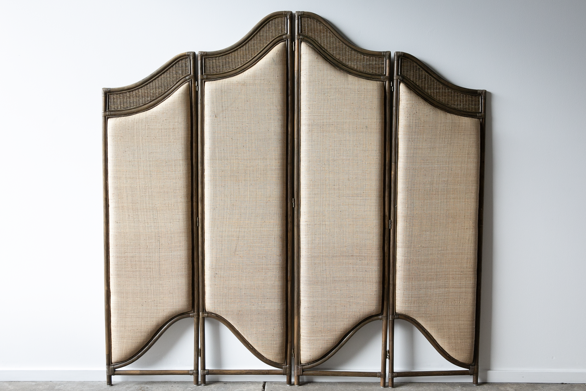 4 Panel Upholstered divider/bedhead.