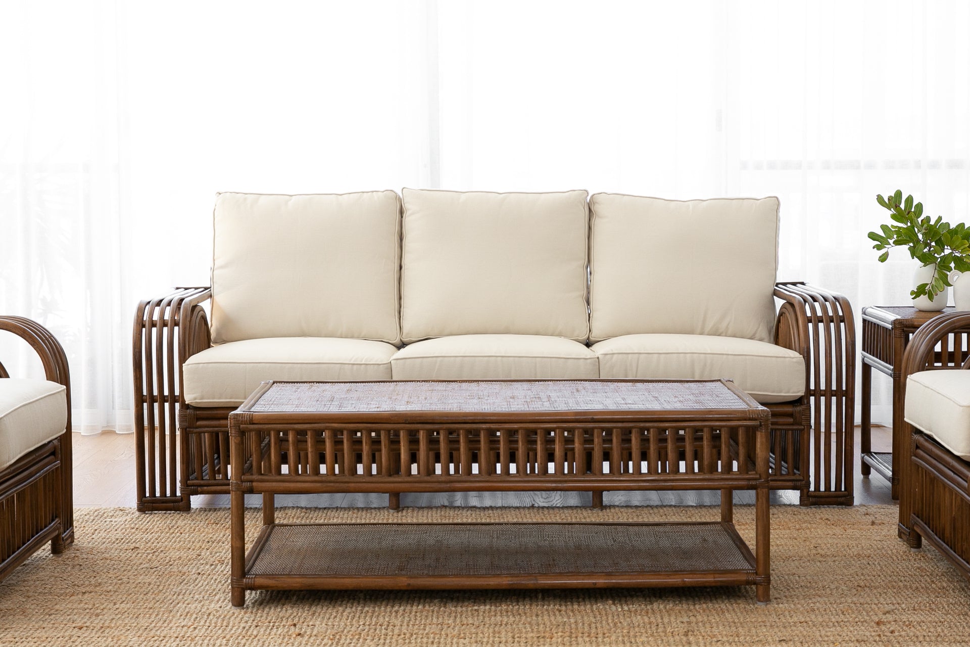 Key Largo 3 Seater. Brown Wash