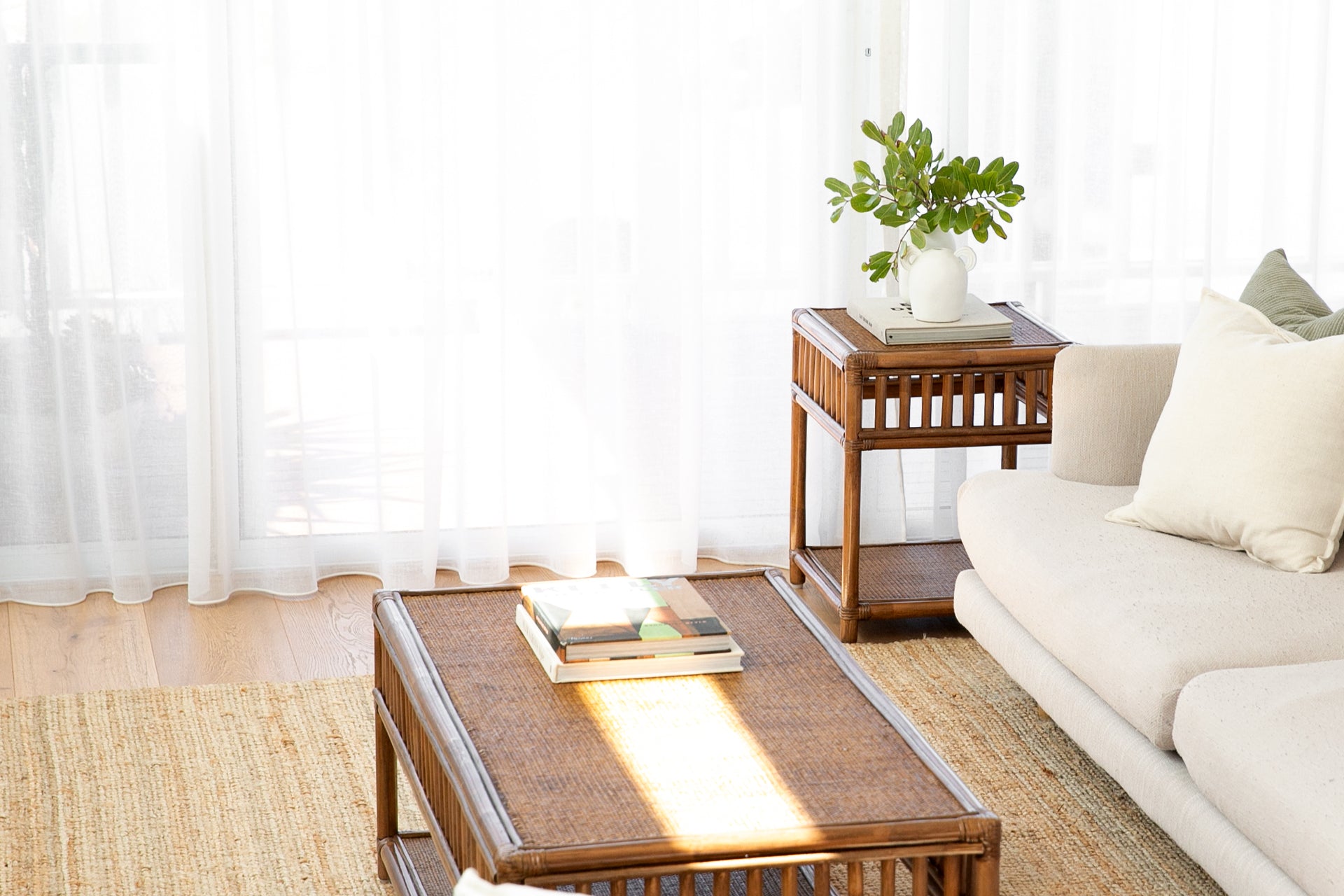 Key Largo Side Table. Brown Wash