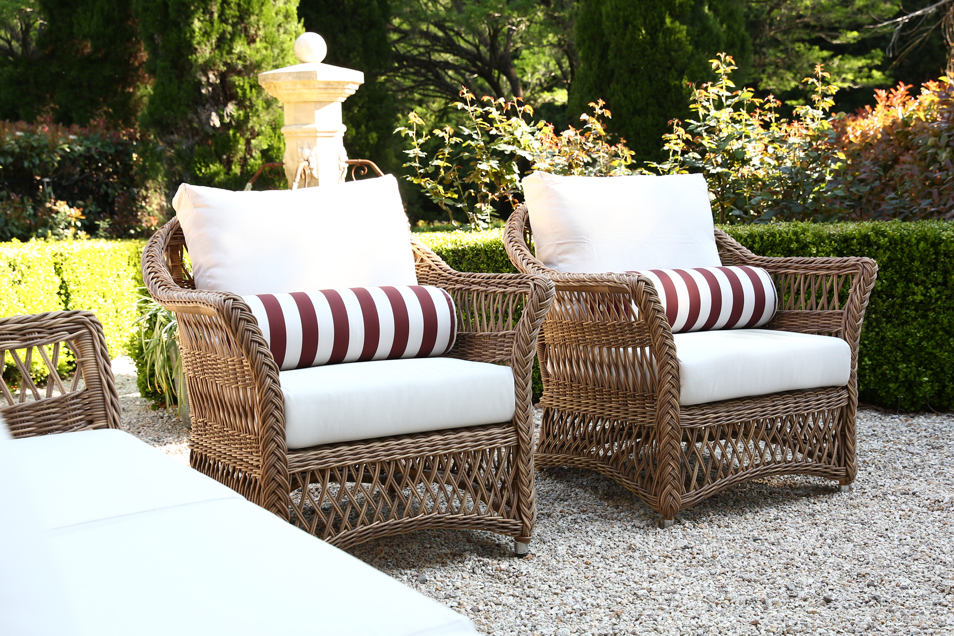 Remy Outdoor Wicker Armchair. A118