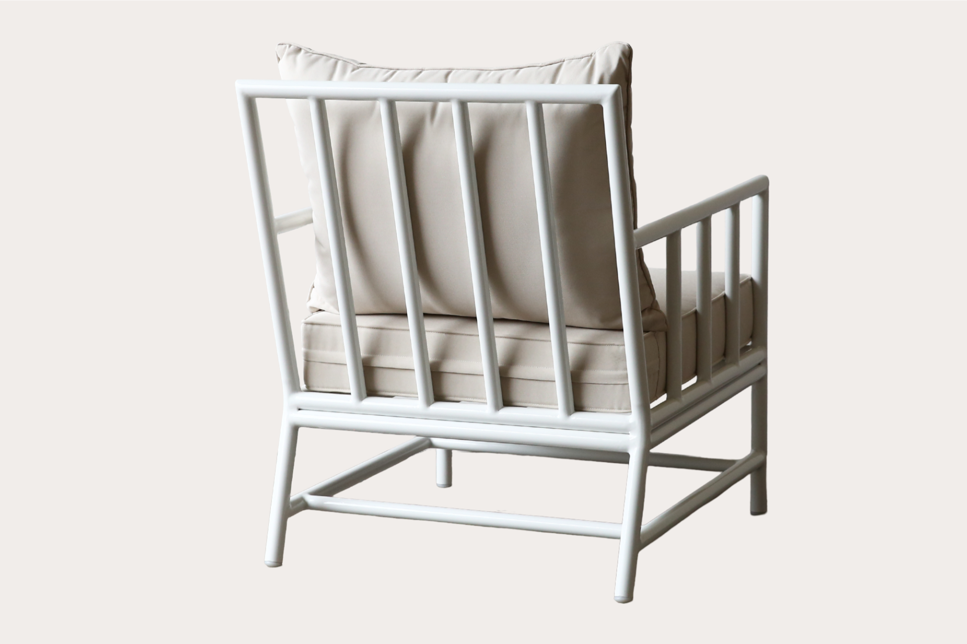 San Carlos Aluminium Outdoor Armchair. White