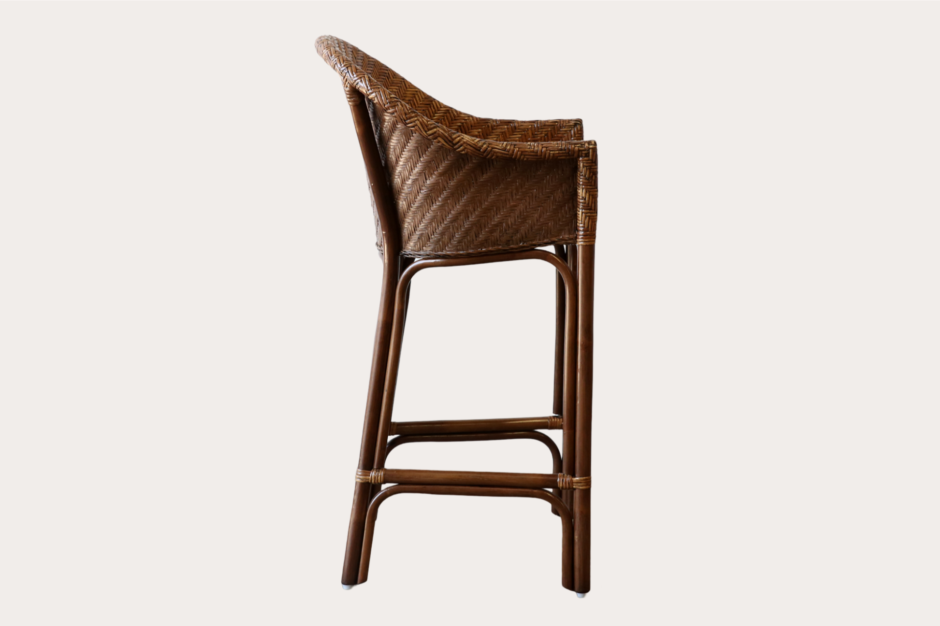 Sienna Barchair. Brown Wash