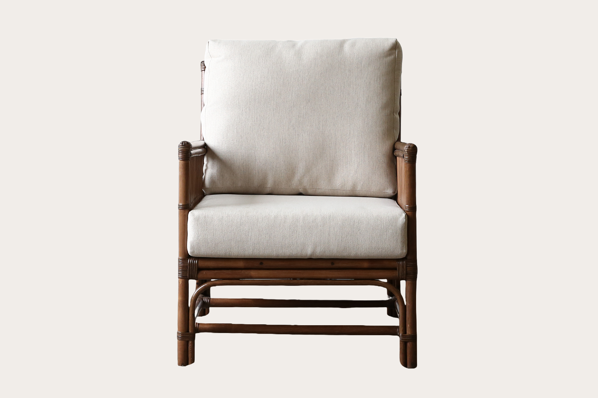 Tribeca Armchair. Brown Wash