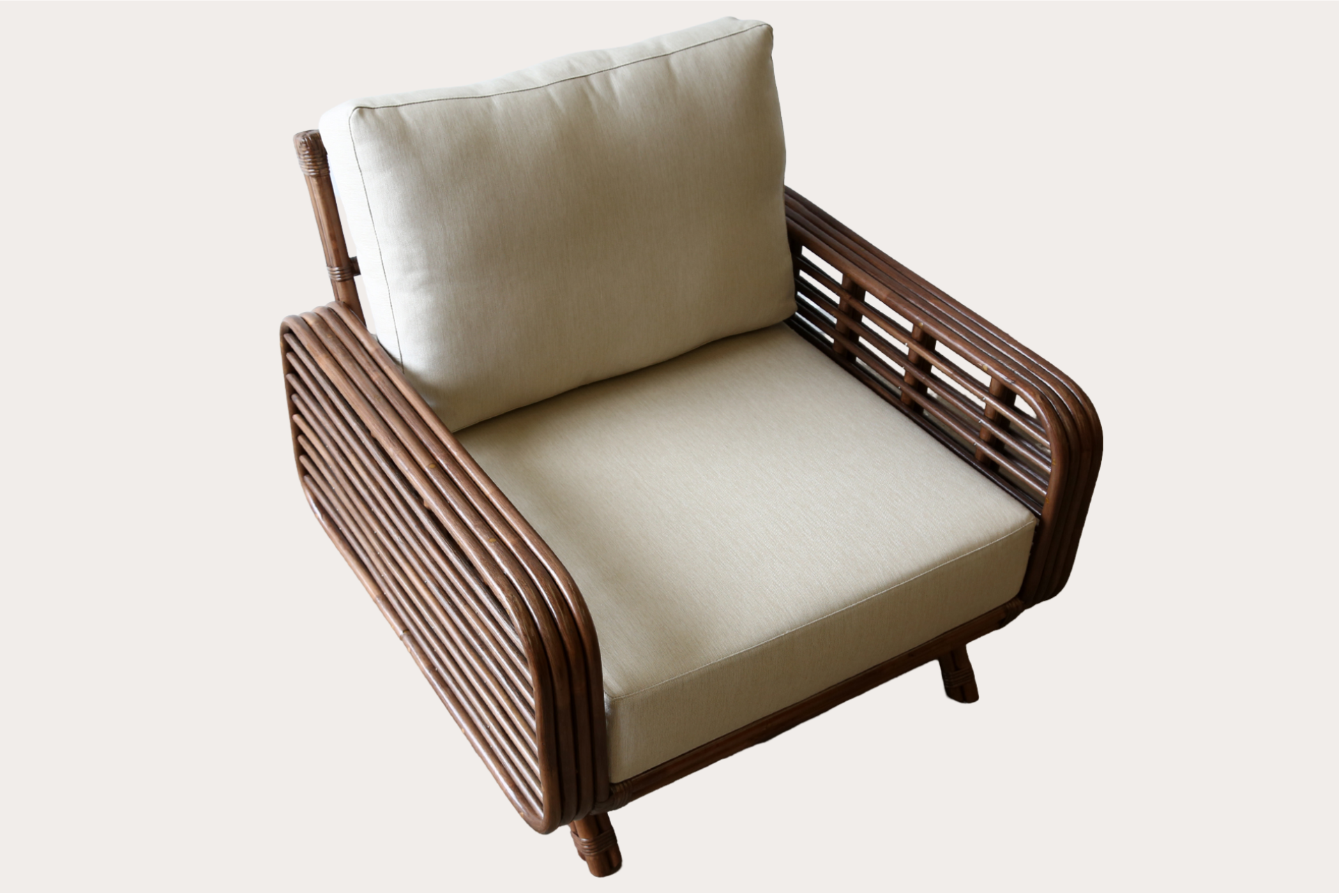 Catalina Over Size Armchair. Brown Wash