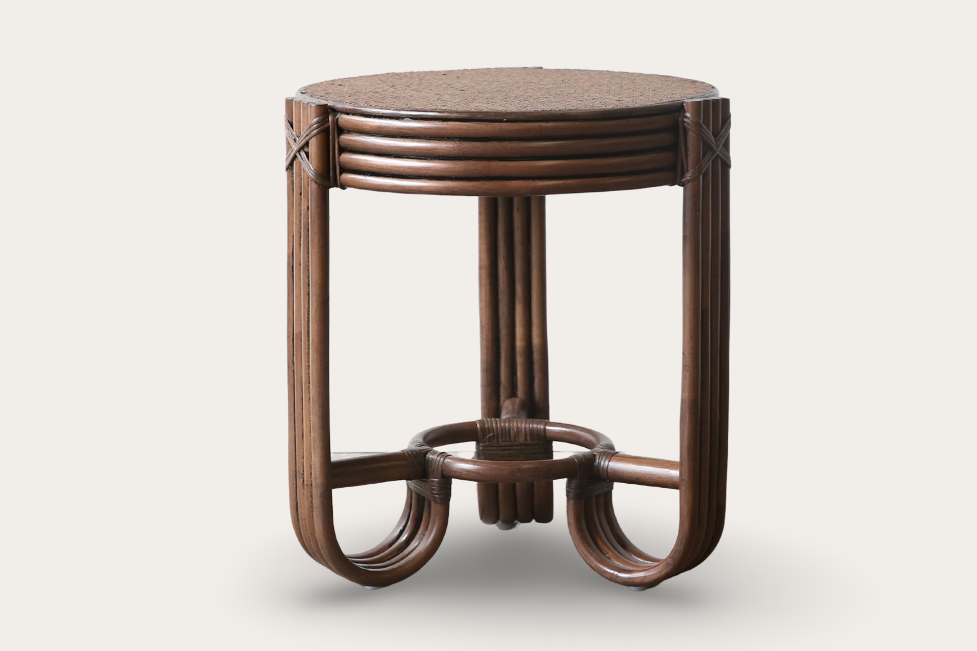 Pretzel Side Table - Brown Wash.